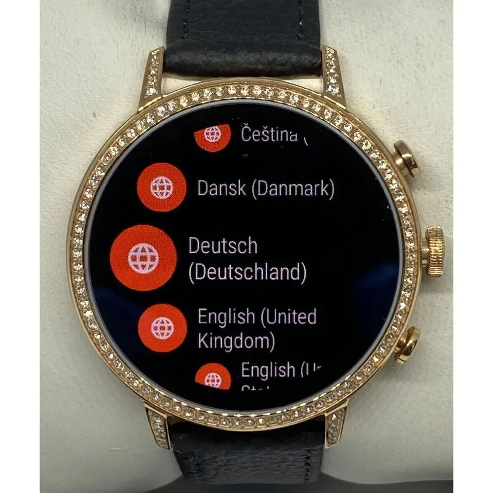 Fossil Gen 4 Authentic Digital Dial Smart Watch Custom Band FTW6011 DC508